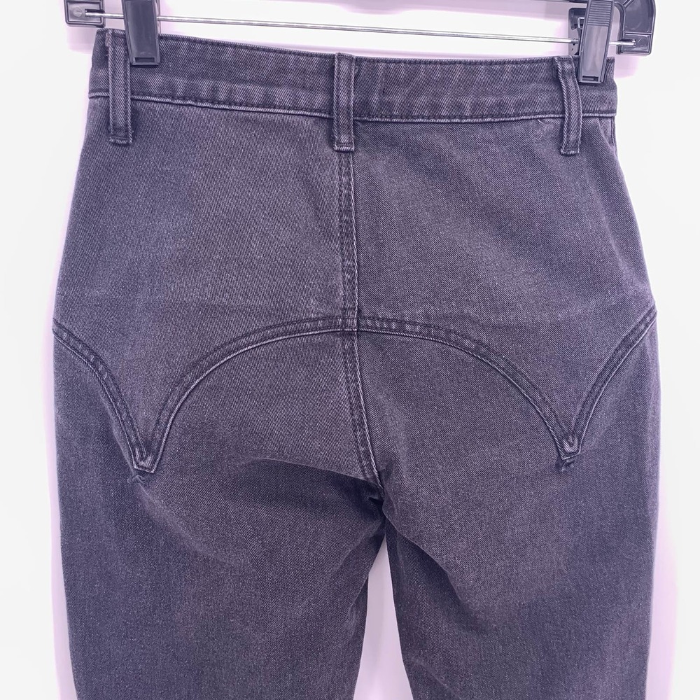 Fashion Nova Black High-Rise  Straight Jeans Womens Size 3 - Picture 6 of 8